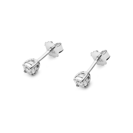 Przejdź do produktu Kolczyki z białego złota 585 z diamentami 0,06ct The Diamonds