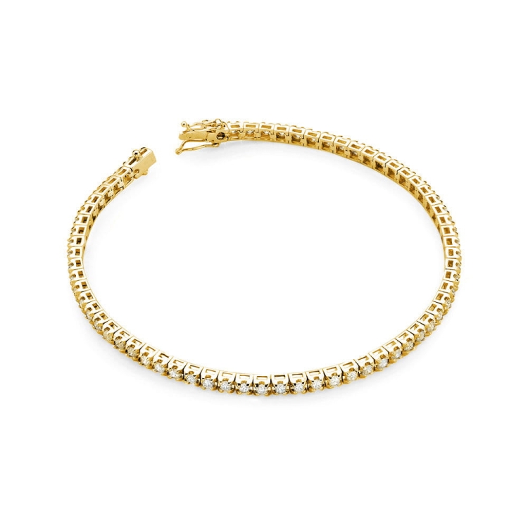 Bransoletka z żółtego złota 585 z diamentami 1,98ct The Diamonds