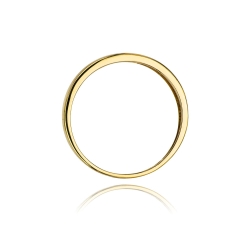 Pierścionek zaręczynowy z żółtego złota z brylantami 0,03ct Fire Of Love