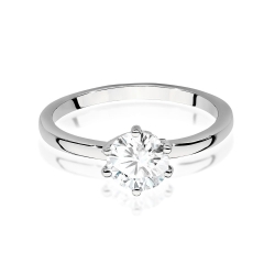 Pierścionek zaręczynowy z białego złota z diamentem 1,00ct Fire Of Love