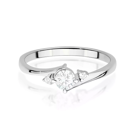 Przejdź do produktu Pierścionek BW0346 Diament Laboratoryjny 0,25ct białe złoto