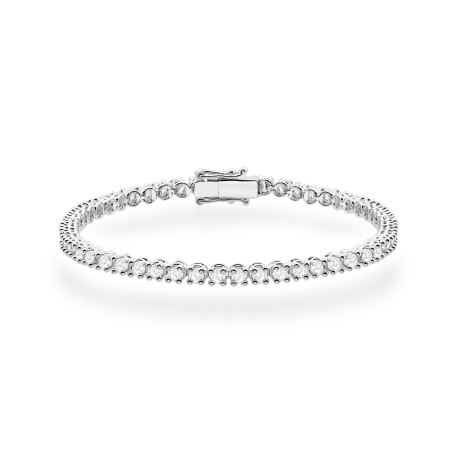 Przejdź do produktu Bransoletka BR0028 z diamentami laboratoryjnymi białe złoto 