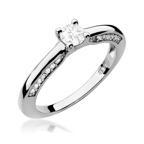 Przejdź do produktu Pierścionek BW0009 Diament Laboratoryjny 0,30ct białe złoto