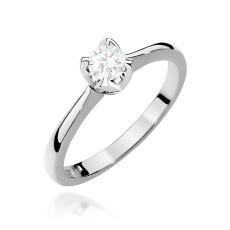 Przejdź do produktu Pierścionek BW0047 Diament Laboratoryjny 0,30ct białe złoto