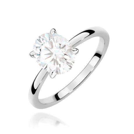 Przejdź do produktu Pierścionek BW0688 Diament Laboratoryjny 1,00ct białe złoto 