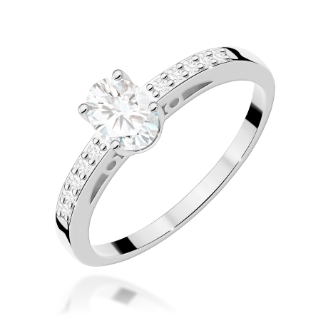 Przejdź do produktu Pierścionek BW0067 Diament Laboratoryjny 0,40ct białe złoto     