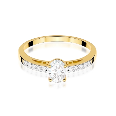 Przejdź do produktu Pierścionek BW0067 Diament Laboratoryjny 0,40ct żółte złoto      