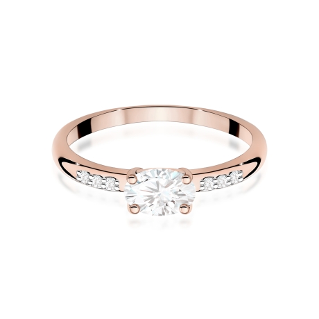 Przejdź do produktu Pierścionek BW0077 Diament Laboratoryjny 0,40ct różowe złoto       