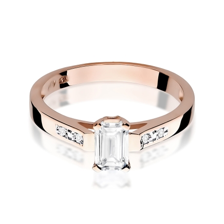 Przejdź do produktu Pierścionek BW0078 Diament Laboratoryjny 0,60ct różowe złoto 