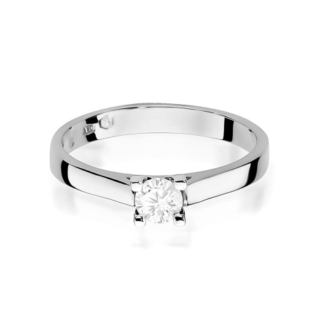 Przejdź do produktu Pierścionek BW0221 Diament Laboratoryjny 0,20ct białe złoto 