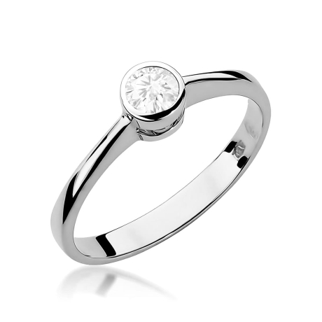 Przejdź do produktu Pierścionek BW0224 Diament Laboratoryjny 0,30ct białe złoto  