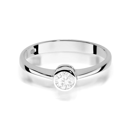 Przejdź do produktu Pierścionek BW0224 Diament Laboratoryjny 0,30ct białe złoto  