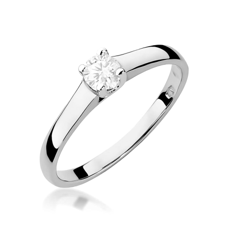 Przejdź do produktu Pierścionek BW0239 Diament Laboratoryjny 0,20ct białe złoto   