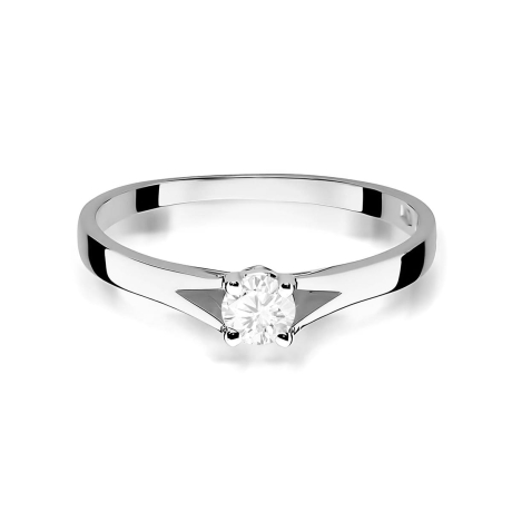 Przejdź do produktu Pierścionek BW0240 Diament Laboratoryjny 0,20ct białe złoto    