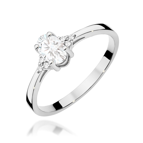 Przejdź do produktu Pierścionek BW0301 Diament Laboratoryjny 0,40ct białe złoto     