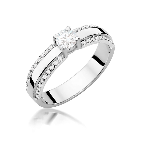 Przejdź do produktu Pierścionek BW0356 Diament Laboratoryjny 0,25ct białe złoto     