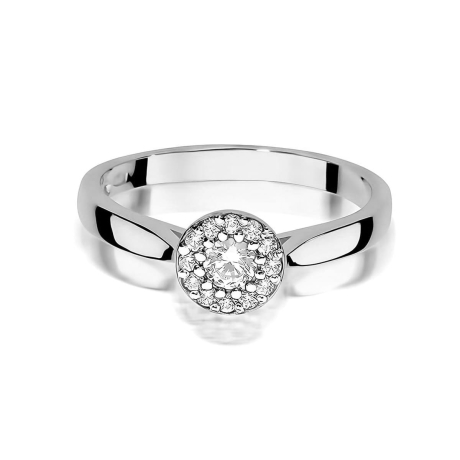 Przejdź do produktu Pierścionek BW0362 Diament Laboratoryjny 0,15ct białe złoto     