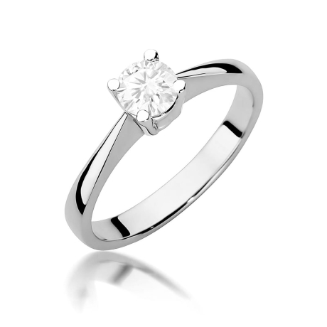Przejdź do produktu Pierścionek BW0404 Diament Laboratoryjny 0,50ct białe złoto     