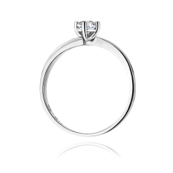 Pierścionek zaręczynowy z białego złota z diamentem 0,30ct Fire Of Love BW-231B-0,30ct-b