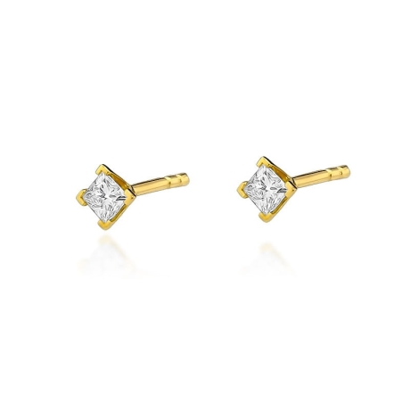 Przejdź do produktu Kolczyki z żółtego złota 585 z diamentami 0,30ct The Diamonds