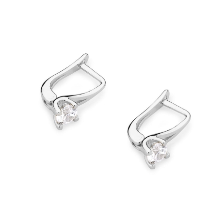 Przejdź do produktu Kolczyki z białego złota 585 z diamentami 0,40ct The Diamonds