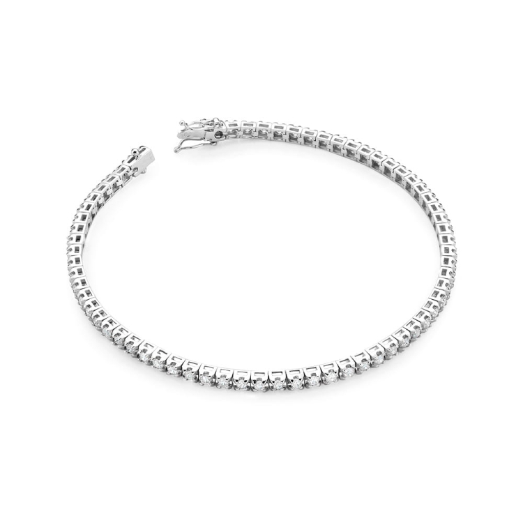 Bransoletka z białego złota 585 z diamentami 1,98ct The Diamonds BR-39150-1,98ct