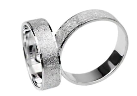 Przejdź do produktu Srebrne obrączki ślubne płaskie 6mm Silvery 